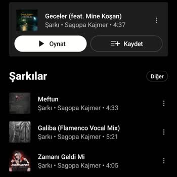 Youtube.com Music Şarkıya Ulaşılmıyor