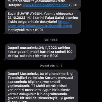 Türk Telekom Mobil Ayrıcalık Üzerine
