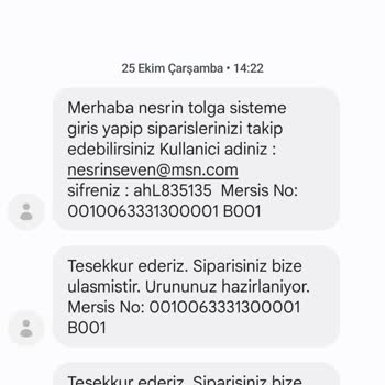 Ahlatcı Kuyumculuk Ahlatçı Kuyumculuk Siparişim Gelmedi