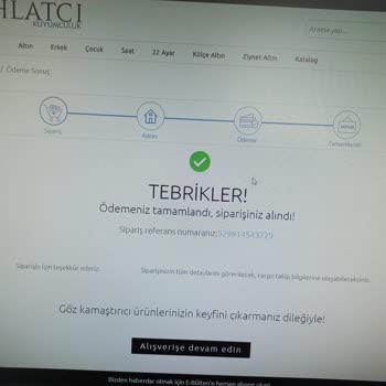 Ahlatcı Kuyumculuk Ahlatçı Kuyumculuk Siparişim Gelmedi