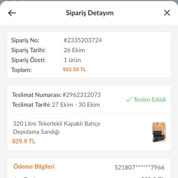 Aras Kargo Ürün Teslim Edilmedi