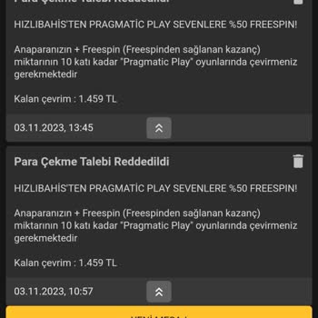 Hızlıbahis Hizlibahis.com Kazancımı Sildiler
