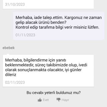 N 11 İade Süreci