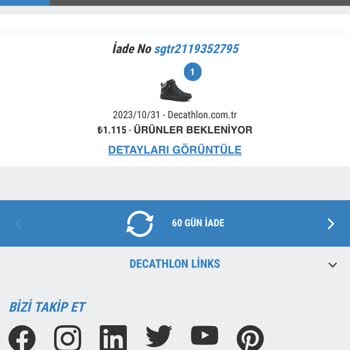 Decathlon İade Ücreti Yatmadı