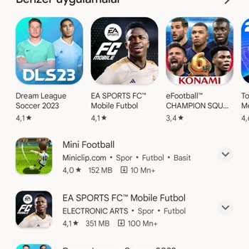 Samsung A13 Efootball2024 Desteklememesi