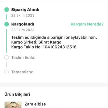 Sürat Kargo Sorumsuzluk Ürün Kaybetme