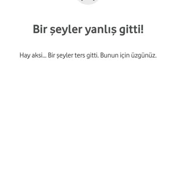 Vodafone Yanımda Hediye Çarkı Hata Veriyor