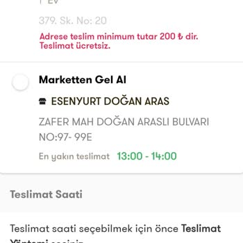 Şok Market İnternet Sitesindeki Kargo Ücretsiz İfadesi İle İlgili Şikayet