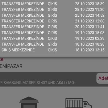 Samsung'un Gönderdiği Ürün Horoz Lojistik Le Asla. Bize Ulaşmıyor