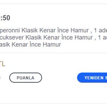 Domino's Pizza Ücret İadesi Talebi