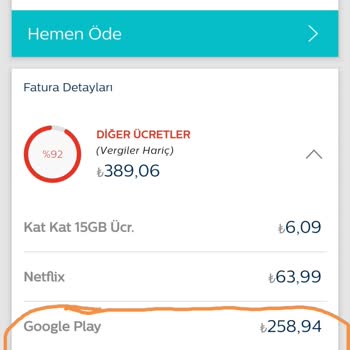 Google Play Bilgim Dışı Abonelik