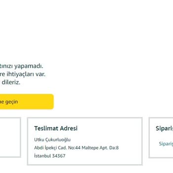 Kolay Gelsin Adreste Olduğum Halde Gönderimi Dağıtıma Çıkarmadı.