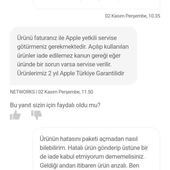 Hepsiburada Networks Satıcısı Bozuk Ürün Satıp İnsanı Mağdur Ediyor.