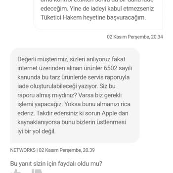Hepsiburada Networks Satıcısı Bozuk Ürün Satıp İnsanı Mağdur Ediyor.
