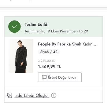 Boyner Siparişim Gelmedi, Para İademde Yapılmıyor
