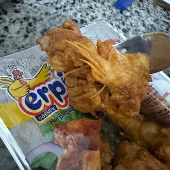 Erpiliç Markası Soslu Kanat Alırken Yaşadığım Sorun