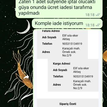 Obje İç Giyim İade Ve Kargo Sorunu
