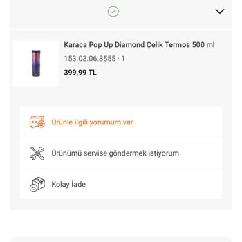 Karaca Züccaciye İlk Kullanımda Termos Elimde Patladı!