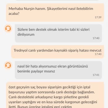 Siparişimle İlgili Dalga Geçer Gibi Trendyol Tarafından Uğraştırıldım
