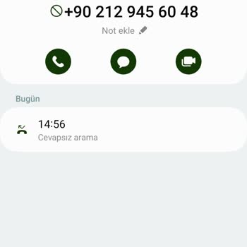 0212 945 60 48 Gelen Arama Telefon Siyahlaştı