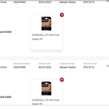 Media Markt 'a Güvendim Sipariş Verdim, Pişman Oldum