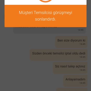 Trendyol Hızlı Market Sipariş İptali Hk.