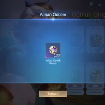 Mobile Legends Üyelik Puanlarımın Artmaması Sorunu