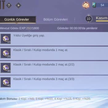 Mobile Legends Üyelik Puanlarımın Artmaması Sorunu