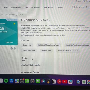 Türk Telekom Sitesinde 310 TL Görünen Paketi Daha Pahalıya Satıyor