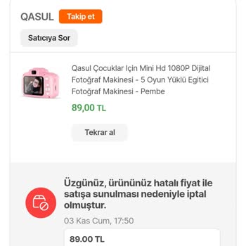 Hepsiburada Büyük İndirimlerle Ürün Satıp Geri İptal Ediyor!