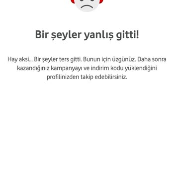 Vodafone Hediye Çarkı Hediye Vermiyor