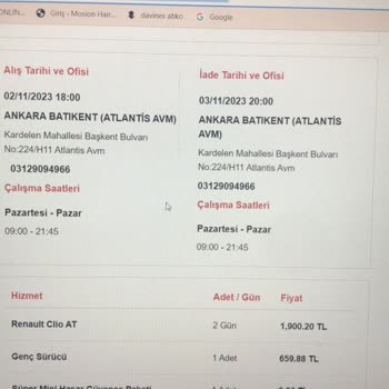 Avis 2 Gün Kirası Ödeyip Uyarılmadığımız İçin 1 Gün Araba Kiraladık