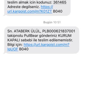 Kargoist Pull Bear Sitesi Kargo Sorunu
