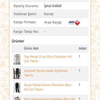 Nare Giyim Parayı Alıp Ürün Yollanmıyor İptal Ettiğimde Para İadesi Yapmıyorlar