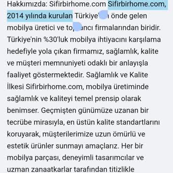 Sıfır Bir Home Yanıltması