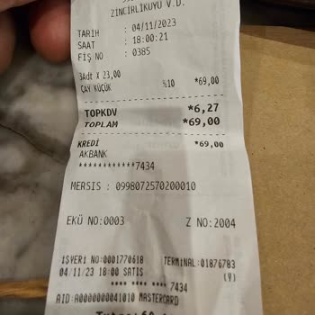 Simit Sarayına Geldik Çayları Çok Kötüydü Bayattı