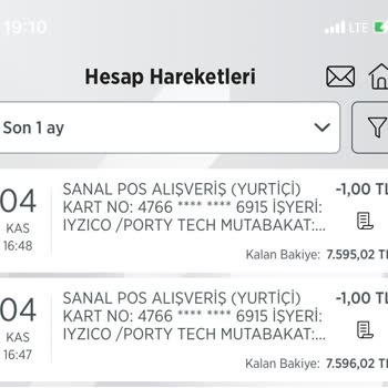 Porty Ödenmemiş Sipariş Gösteriyor