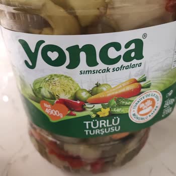 Yonca Gıda Erimiş Turşu Tatsız, Bol Tuzlu Yonca Turşu