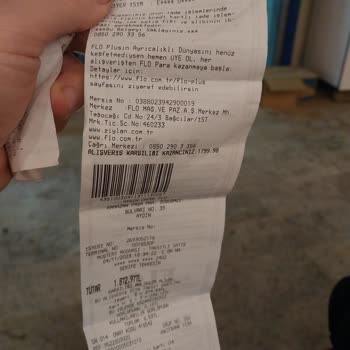 FLO Ayakkabı FLO İade Çeki