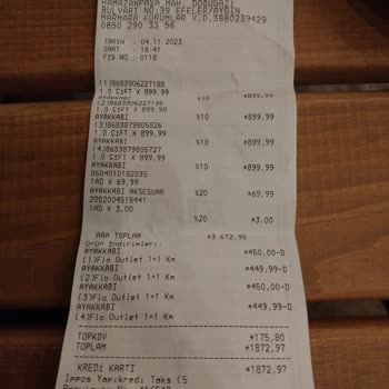 FLO Ayakkabı FLO İade Çeki