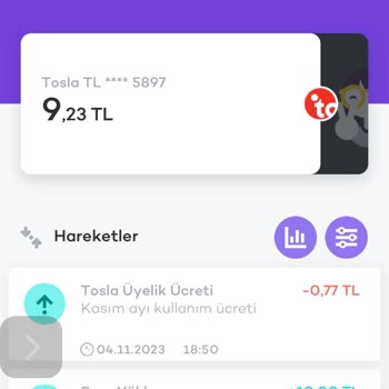 Tosla Aylık Ücret Alınması