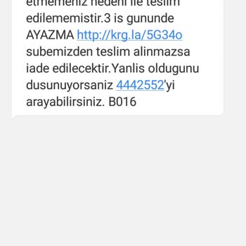 Aras Kargo Yine Teslim Etmesi