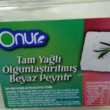 Onur Market Kendi Peyniri Kokuyor Mağaza Kabul Etmiyor