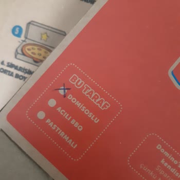 Domino's Pizza Her Şeyiyle Ofsayt Olan Bir Sipariş