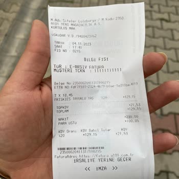A101 Tüketici Olarak Hakkımın Görmezden Gelinmesini İstemiyorum