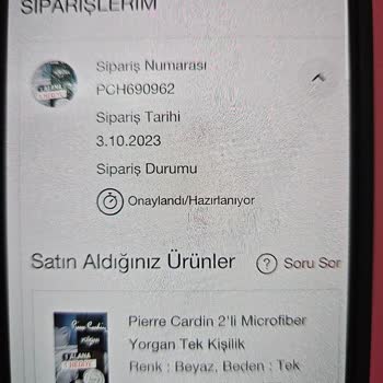 Pierre Cardin Home Siparişimin Teslim Edilmemesi