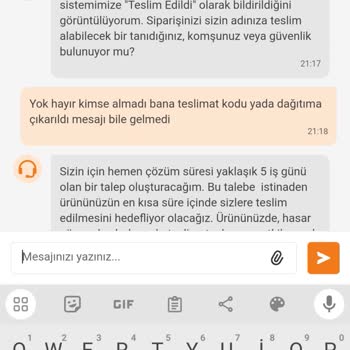 Trendyol Yanlış Kişiye Teslimat