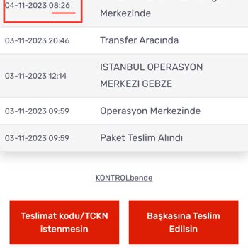 KARGOMsende Dağıtım Yapmama Sorunu