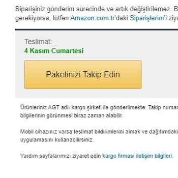Amazon Kargomu Teslim Süresinde Getirmedi
