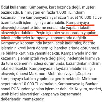 İş Bankası Kasım E-ticaret Kampanyasında İndirimi Vermiyor